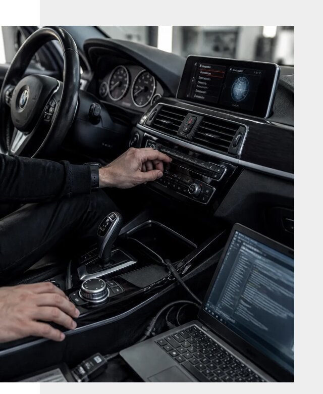 Русификация автомобилей BMW с адаптацией меню и функций в Сланцах