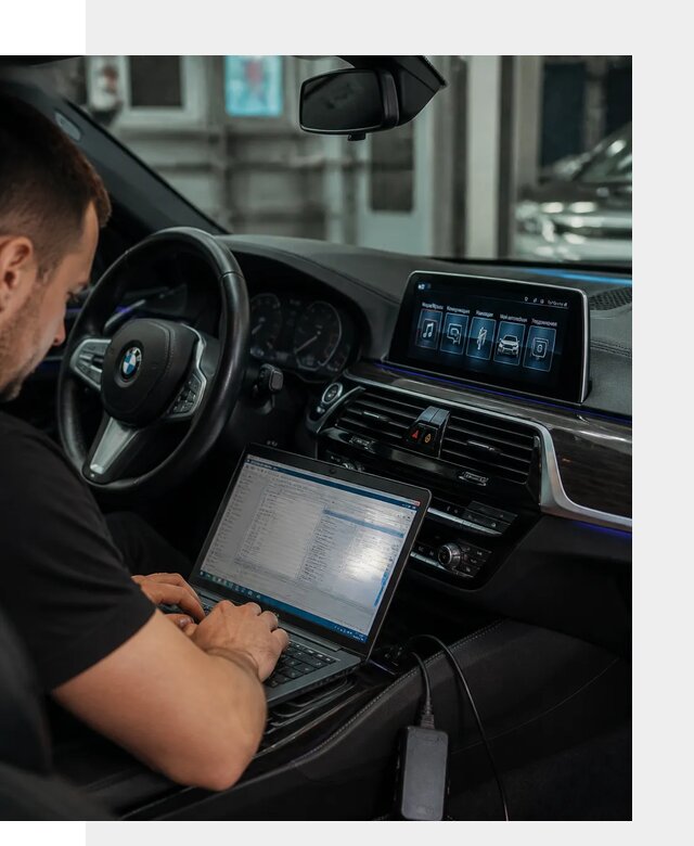 Русификация мультимедиа BMW для авто под ключ в Сланцах