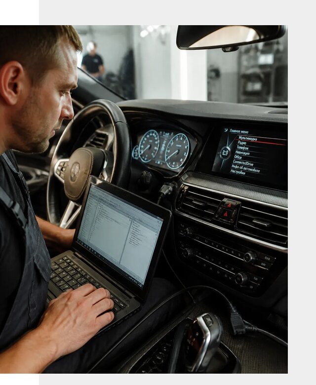 Русификация приборной панели BMW для авто в Сланцах от компании