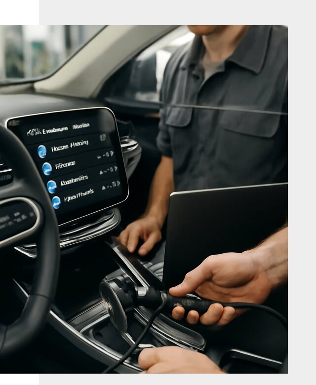 Установка приложений Geely для мультимедиа автомобиля в Сланцах
