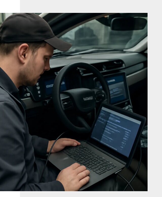 Профессиональная русификация автомобилей Lynk Co в Сланцах