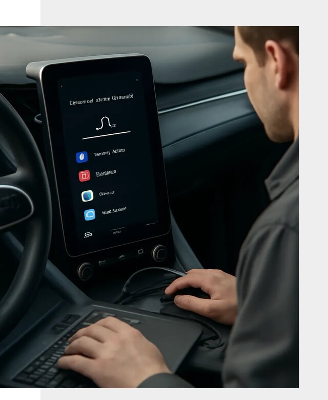 Установка приложений Lynk Co на автомобиль в Сланцах